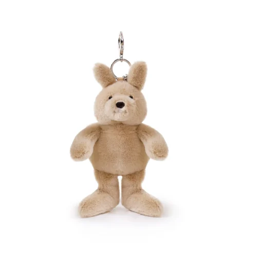Kip Kangaroo Bag Charm (Vegan Angora) 7″/ 18 cm