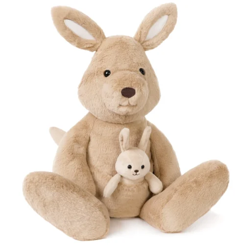 Big Kip Kangaroo Soft Toy (Vegan Angora) 20.5″/ 52cm